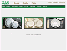 Tablet Screenshot of cacchinausa.com